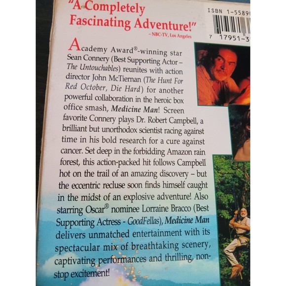 Medicine Man VHS - Picture 3 of 3